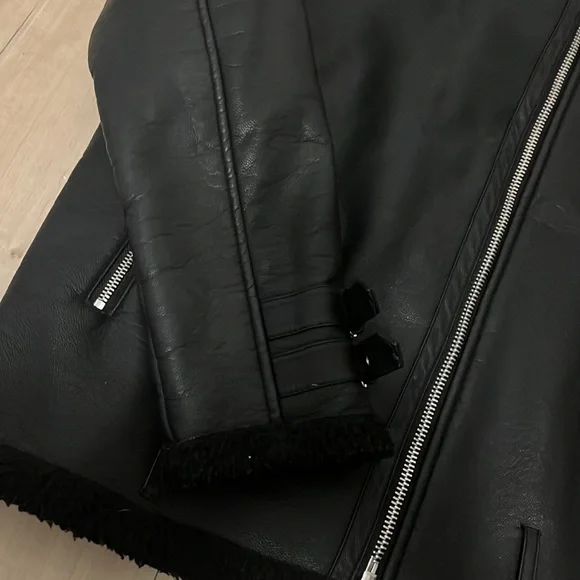 Forever 21 faux leather moto jacket 💫💫 - Picture 11 of 16